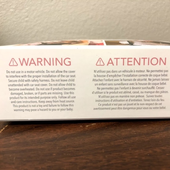 BEBE AU LAIT CAR SEAT COVER - GARLAND - Picture 4 of 4